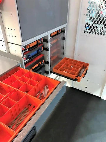 ROLACASE RCSK5/C 4 DRAWER PARTS ORG CABINET KIT