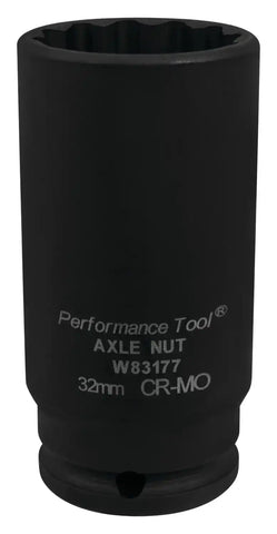 32MM 12PT AXLE NUT SOCKET