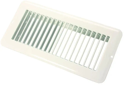 4 X 10 FLOOR REG.UNDMPR  MET WHT