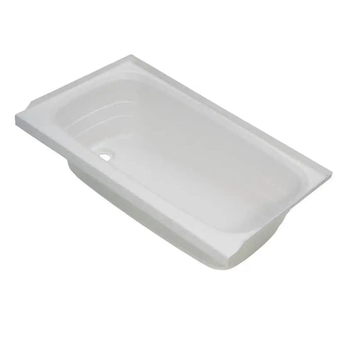 WHITE-LEFT HAND DRAIN