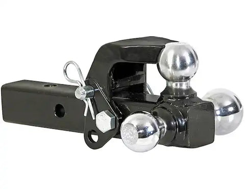 Buyers Products 1802279 Trailer Hitch Ball Mount Class III/ IV Fits 2 Inch Receiver 1-7/8 Inch Ball Rated 6000 Pound Trailer