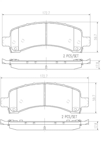 DISC BRAKE PAD SET