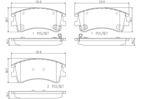 DISC BRAKE PAD SET