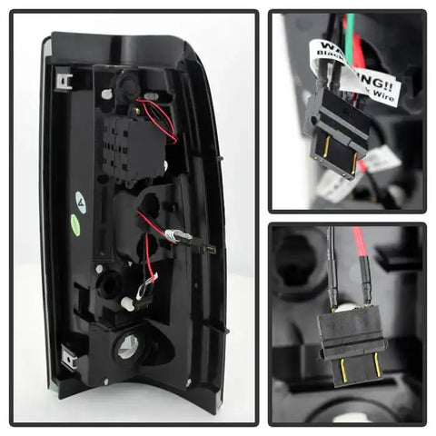 Spyder Automotive 5078025 Tail Light Assembly LED Smoke Lens Black Housing Uses O