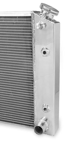 HOLLEY FB284 ALUMINUM RADIATOR; 3-ROW; 1 5/16 IN