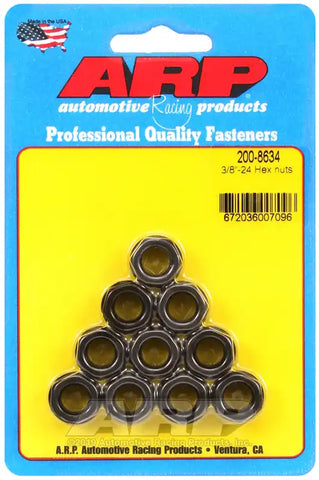 ARP Auto Racing 200-8634 Nut 12 Point 3/8 Inch - 24 Thread Size 9/16 Inch Socket S