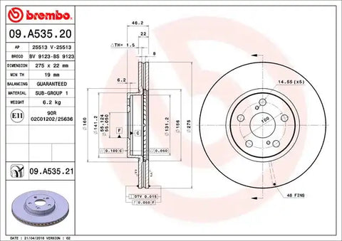 DISC BRAKE ROTOR