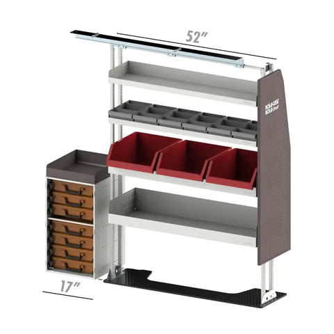 ROLACASE RSFMHRGE- PA VAN SHELVING GENERAL BIN PACKAGE
