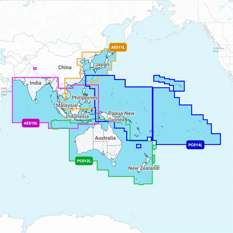 GARMIN CARTO 010-C1279-00 PACIFIC ISLANDS GARMIN NAVIONICS VI