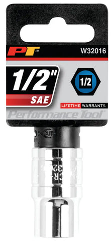 PERFORM TOOL W32016 SOCKET 1/2