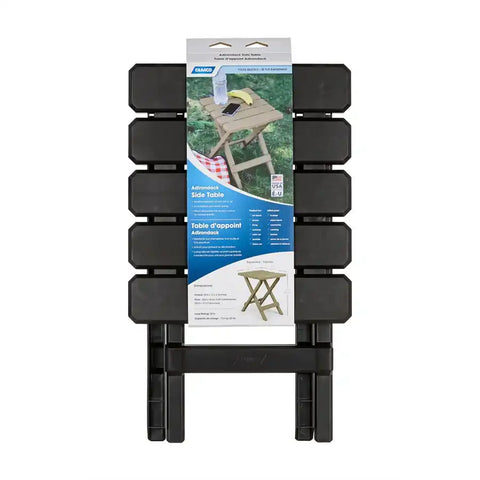 Camco 51882 Table Adirondack 12 Inch Length x 14 Inch Width x 15 Inch Height 30 Po