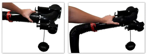 HOSE ADAPTER  10' BLACK