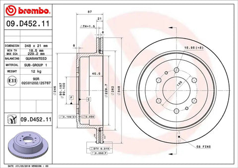 DISC BRAKE ROTOR