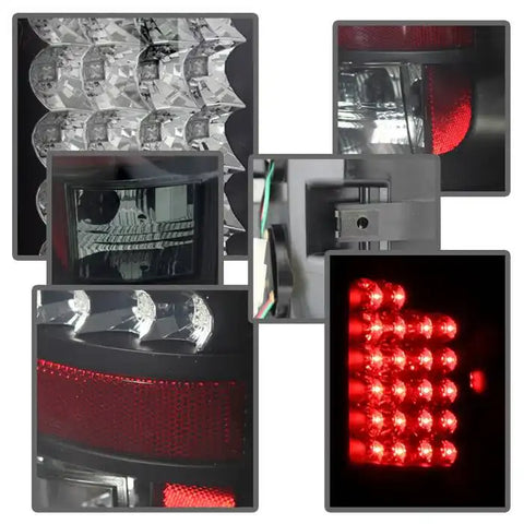 Spyder Automotive 5078094 Tail Light Assembly LED Smoke Lens Black Housing Uses O