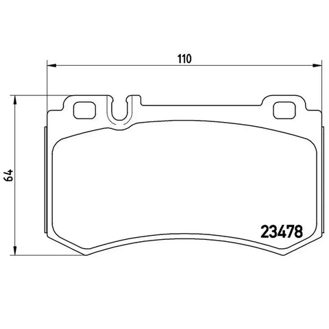 DISC BRAKE PAD SET