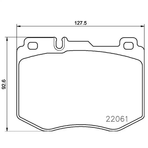 DISC BRAKE PAD SET