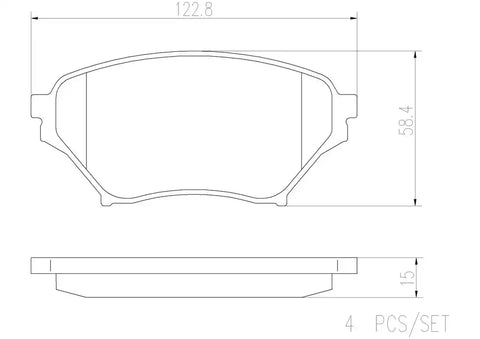 DISC BRAKE PAD SET