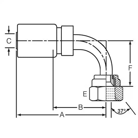 DAYCO 108602 COUPLING 6RJ9-4SB