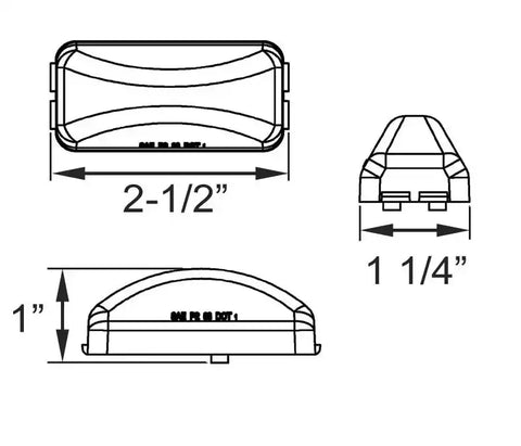 LED M/C;MINI SNAP LOCK;1 DIODE AMB