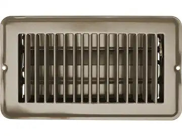 VENT REGISTER  TAN  METAL  DAMP 4'X
