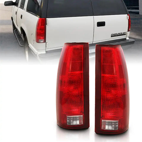 ANZO 311300 TAIL LIGHT ASSEMBLY; RED/CLEAR LENS