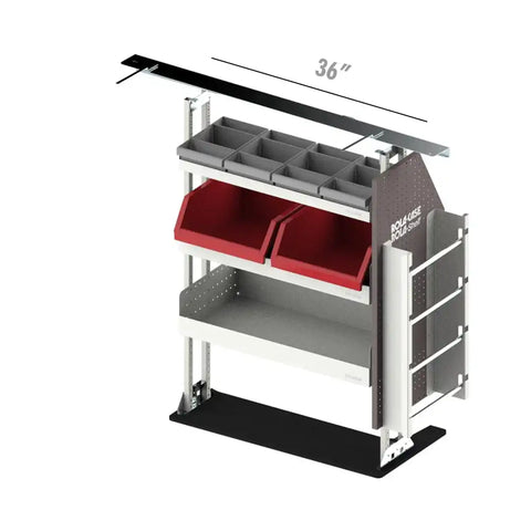 ROLACASE RSLRFEL- FTL130 VAN SHELVING ELECTRICAL BIN PACKAGE