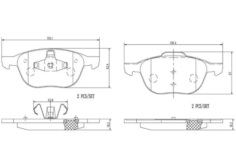 DISC BRAKE PAD SET