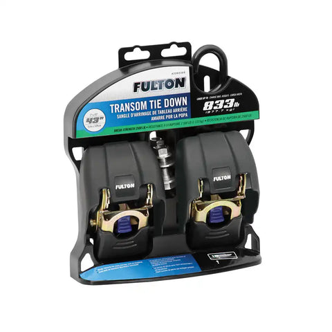 TRANSOM RETRACTABLE RATCHET TIE DOW