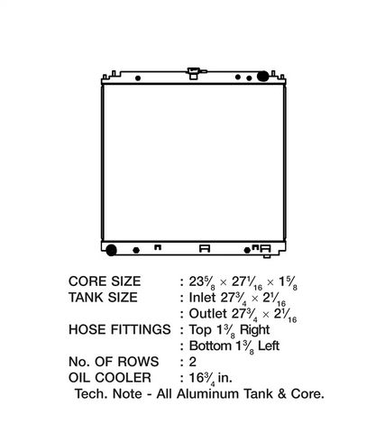 CSF RADIATOR 7029 05-10 NISSAN FRONTIER AL