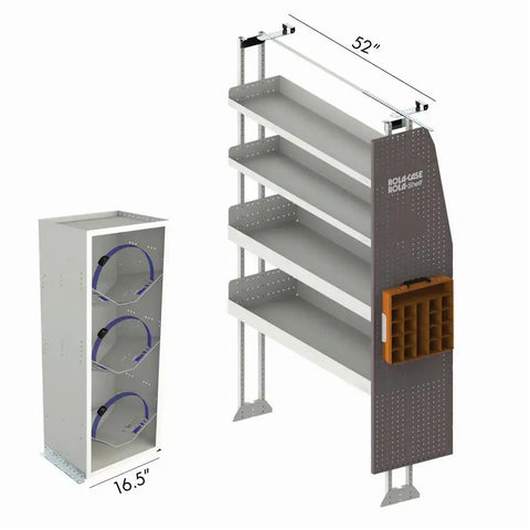 ROLACASE RSFMHRHV- PA VAN SHELVING HVAC BIN PACKAGE