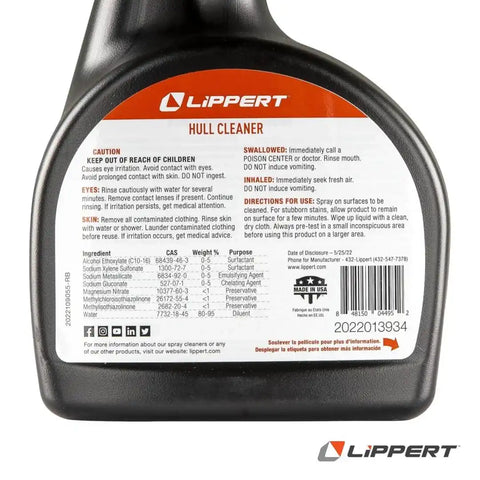LIPPERT HULL CLEANER SPRAY