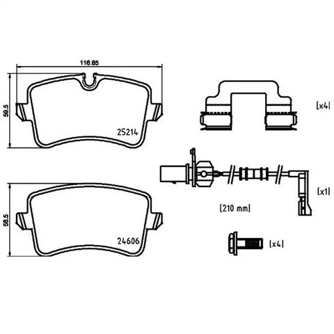 DISC BRAKE PAD SET