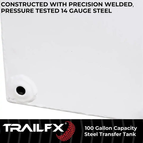 TrailFX 21110SW Liquid Transfer Tank TFX Liquid Transfer Not DOT Approved For Transport Of Flammable Liquids