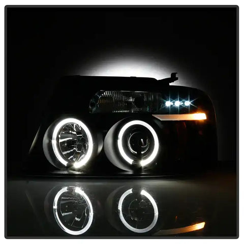 Spyder Automotive 5010209 Headlight Assembly Version 2 Halogen Bulb Projector Beam