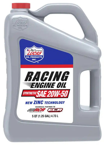 LUCAS OIL 10616 SYNTHETIC SAE 20W-50 RACI
