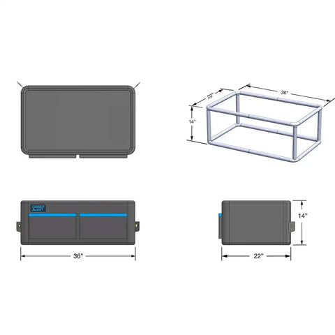 TONNEAU BUDD CBHD STORGANIZER FOR SUV'S