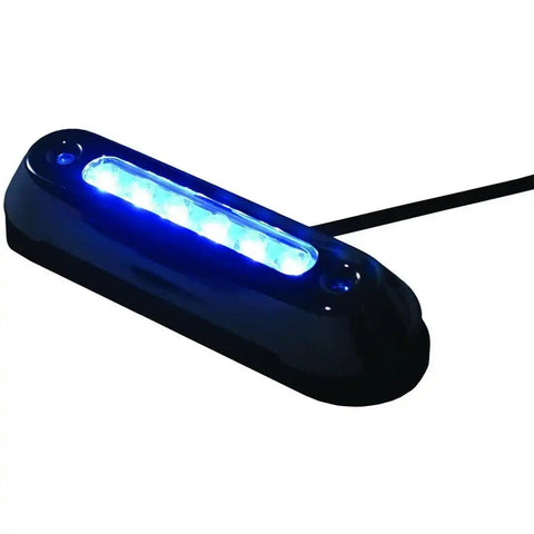 T-H MARINE LED-SM7815-B-DP BLUE OVAL SS BEZEL LED