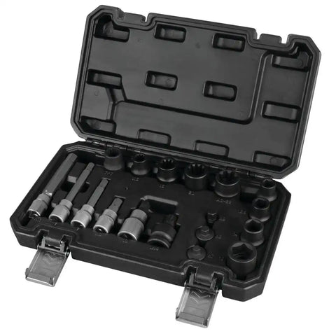 PERFORM TOOL W86025 18PC BRAKE CALIPER SOCKET SET