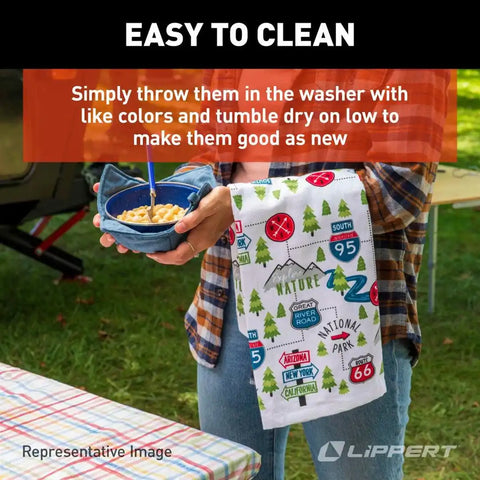 LIPPERT FABRIC BOWL PROTECTOR - 4 P