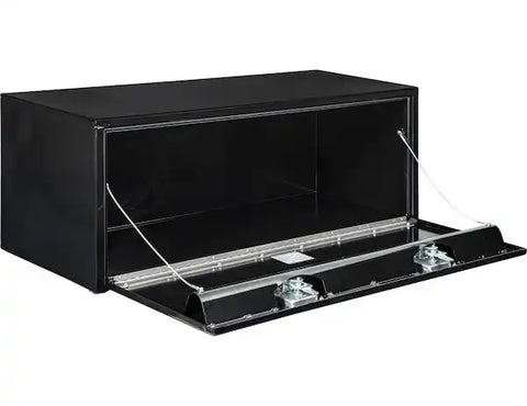 Buyers Products 1702310 Tool Box Underbody 1 Recessed Drop Door Smooth Gloss Bla