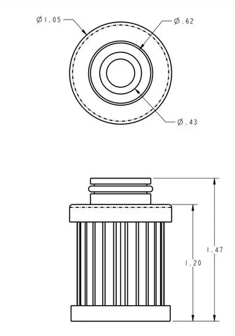SIERRAMARINE 18-79799 FUEL FILTER