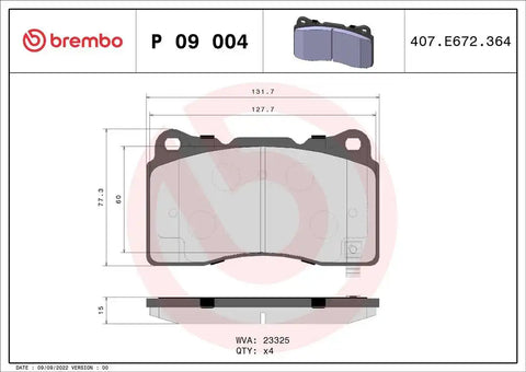 DISC BRAKE PAD SET