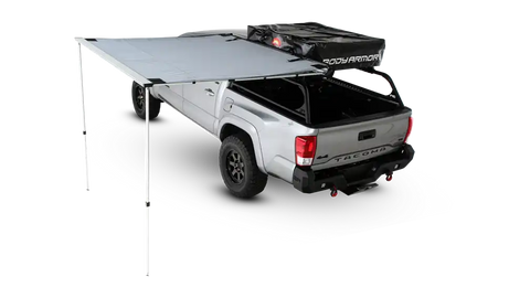 Body Armor 20020 Awning Roof Basket/ Bed Rack Mount Retractable 79 Inch Width x 79