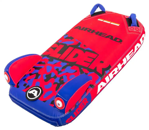 Airhead AHSG-1001 Towable Tube Slider Rectangle Shape 1 Rider Blue/ Red Nylon