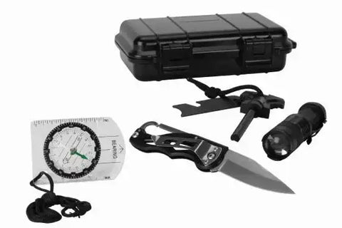 12-IN-1 OUTDOOR SURVIVAL KIT