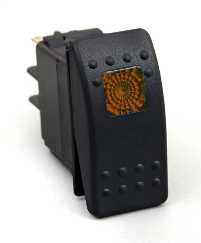 ROCKER SWITCH AMBER LT