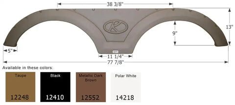 ICON 14218 FS TANDEM KEYSTONE RS2248 POLAR WHT