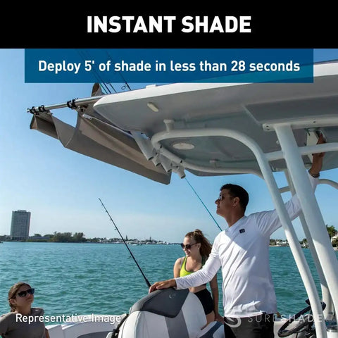 PTX POWER SHADE SS 63 INCH WIDE TAN