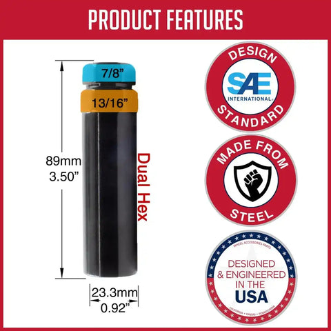 REVOLUTION 11497-7 LUG ADPTER 7 SPLINE TRUC