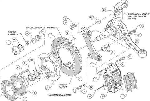 FDL FRT KIT11.00 DRILLED